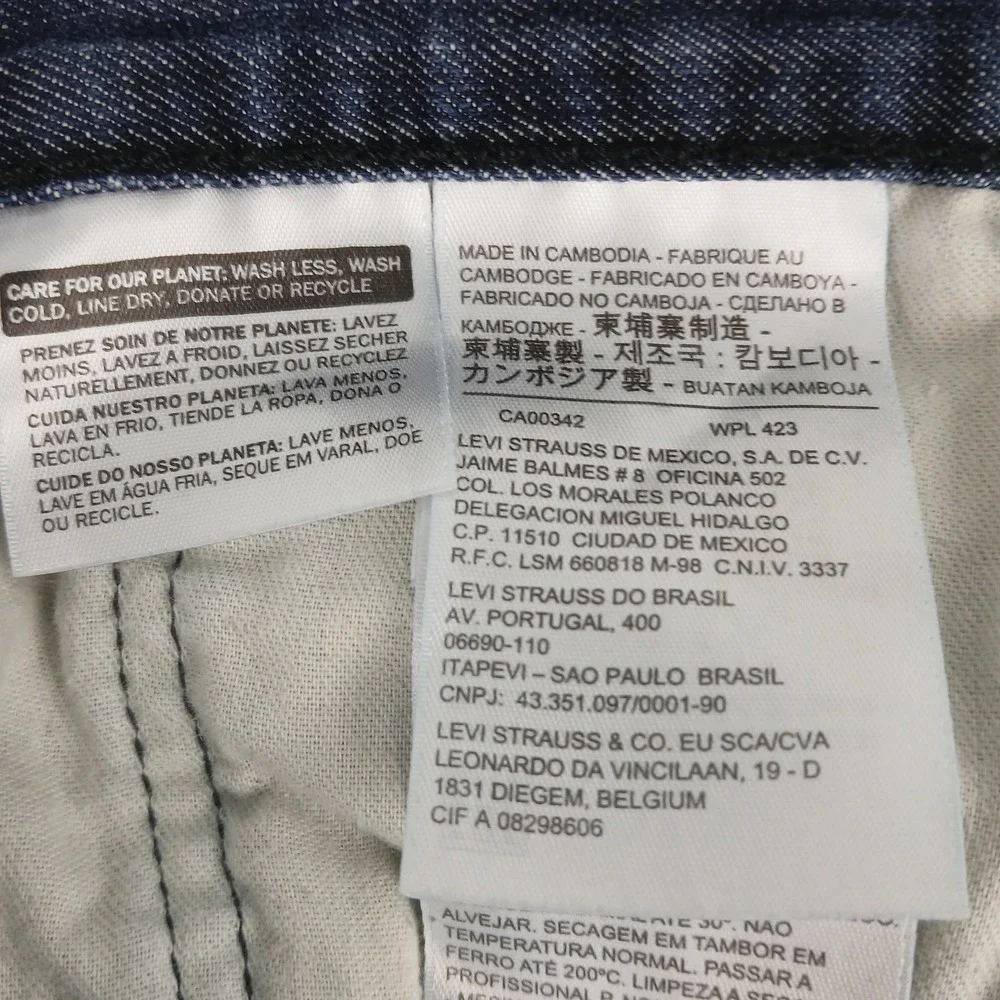 Levis 559 38x34 Mens Jeans Relaxed Straight **Actual 38x31‎ **